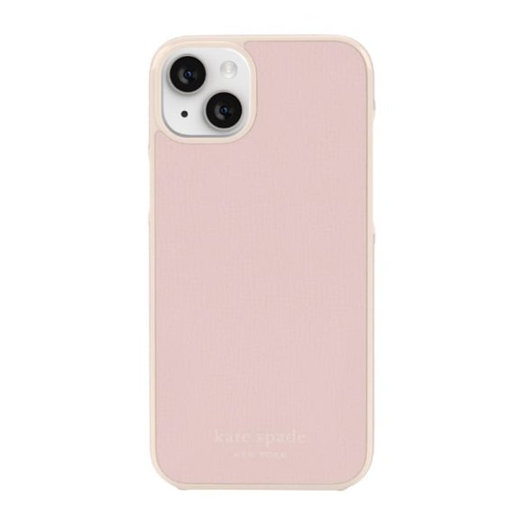 Kate Spade Apple iPhone 14 Plus Pink Sleek Protective Wrap Case NEW